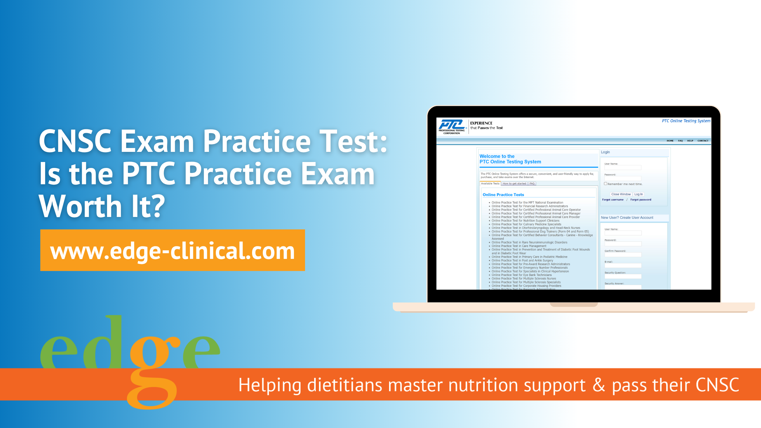 Is the CNSC Exam practice test by PTC worth it? - Edge Nutrition